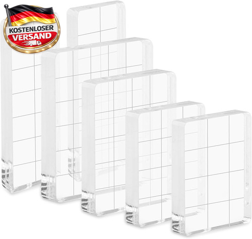 Acryl stempelblock set für - stempelblock,