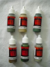 Flames of War – 6 x kleine Farbflaschen gebraucht