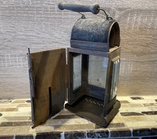 Sehr Alte Handlampe, Nostalgisch, Dekoration, Für Kerze, Sammler, Deko Licht