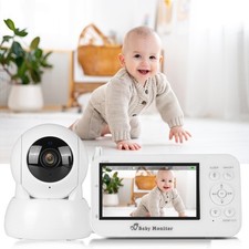 Babyphone mit Kamera Video-Babyphone Video Baby Monitor 5" HD-Display VOX-Modus