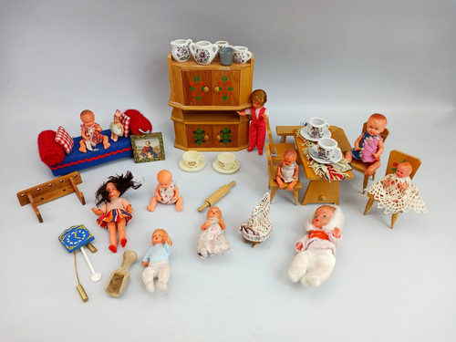 Puppenhaus sammlung möbel - puppenhaus, sammlung,