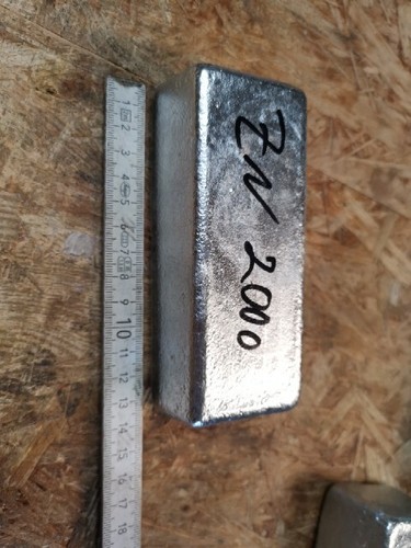 Zink barren bis 2 - 2,0,