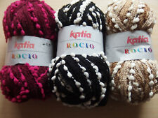 Schal Wolle - Katia Rocio - Rüschengarn - 100g Knäuel = 1 Schal - in 3 Farben 