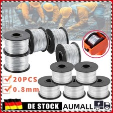 20x Stahl Bindedraht Rebar