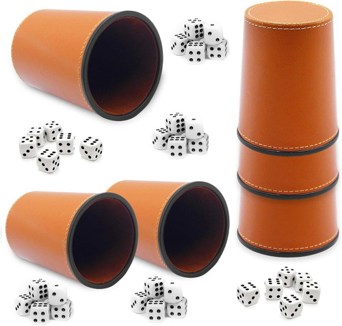 Würfelbecher set für spiele - würfelbecher,