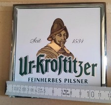 Ur-Krostitzer Original Emblem Ornament RAR Pilsender Untersetzer Ausschank Logo