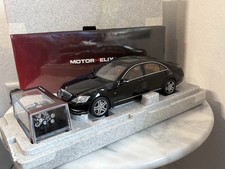 Motorhelix Mercedes S Klasse S600L W221 Obsidian Schwarz OVP 1:18