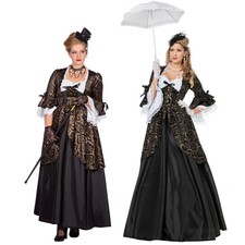 Damenkostüm Barock Markgräfin adelig Renaissance Verschiedene Größen (38-48)