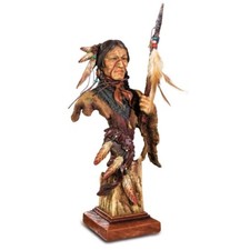 Western Indianer Büste mit Lanze