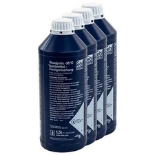 Kühlerfrostschutz Febi -35°C Fertiggemisch 4 X 1,5 Liter Blau für Mercedes Smart
