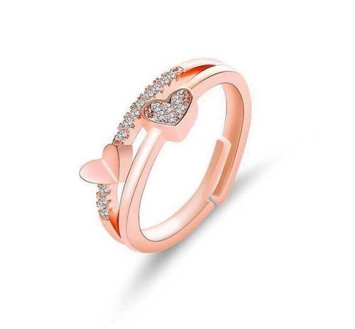 Ring herz mit - mit, zirkonia