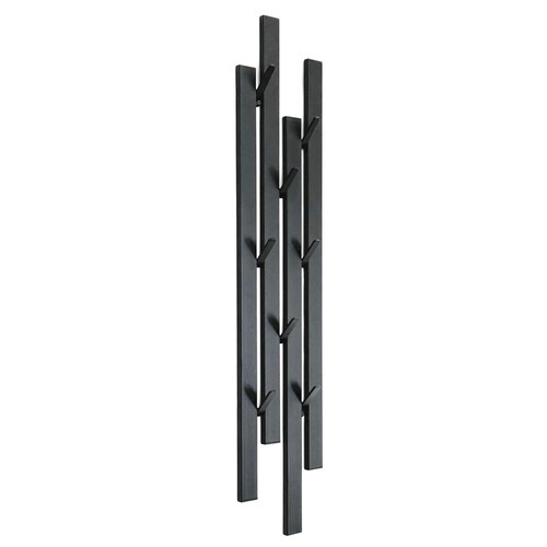 Garderobe wand schwarz metall - wand,