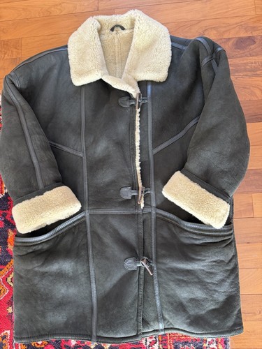 Vintage lammfelljacke parka - lammfelljacke,
