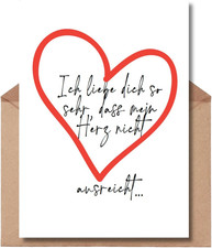 Postkarte Liebe Karte