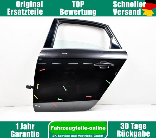 Tür hinten links lavagrau - tür,