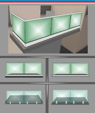 Ganzglasgeländer Aluminium