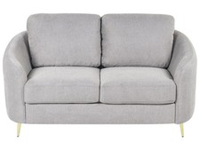 2-Sitzer Sofa grau mit