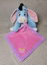 Esel I-aah blau Lila rosa Winnie Pooh Schmusetuch Disney Baby Stofftier Nicotoy 
