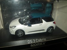1:43 Norev Citroen DS 3 Cabrio weiß/blaues Dach in OVP