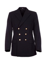 Blazer Marineblau Uniform Jacke Bundesmarine Zweireihig Dunkel Vgc Vtg