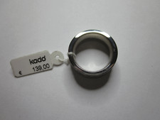 Kado Stahlring mit blau weisen