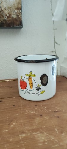 Alter emaillebecher tasse - alter,
