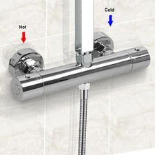 Chrome Badewannenarmatur