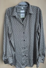 Gemusterte Satin Bluse H&M Neu