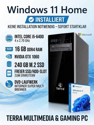 Terra multimedia gaming pc - terra,
