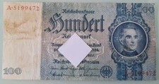 Alte Deutsche Geldscheine 100