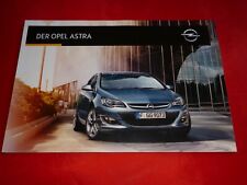 OPEL Astra J Limousine Sports Tourer Selection - Exklusiv Prospekt Brochure 2014
