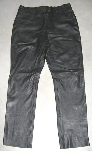 Lederhose lederjeans schwarz - lederhose,
