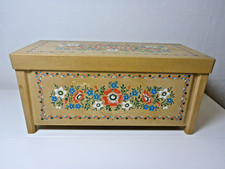 Nähkasten Murrhardter Truhe Schumm Plastic Blumenmotiv Nähkiste Nähtruhe