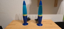 Lavalampe Rakete 2x Blau/Gelb