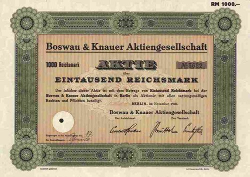 Boswau knauer 1940 berlin - knauer,