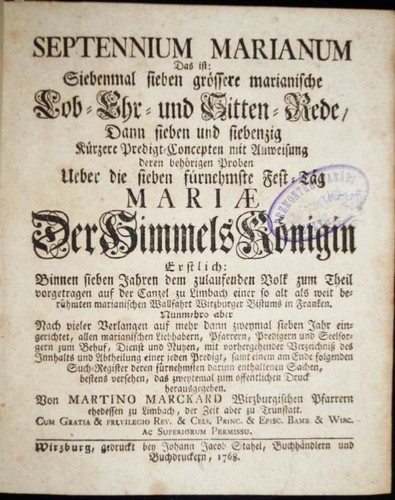 Septennium marianum das ist - marianum,