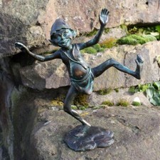 Bronzefigur kleiner tanzender