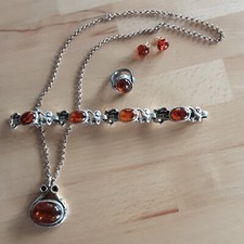 Schmuck Set mit Bernstein