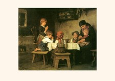 Das Tischgebet um 1874 Familie