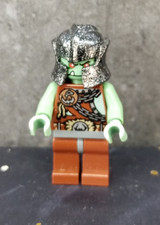 1x Lego Minifigur Troll Fantasy Era Krieger 1 grün Orc 48493 973pb0419 cas359