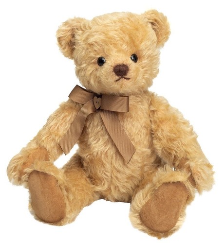 Nostalgischer teddybär gold - nostalgischer,