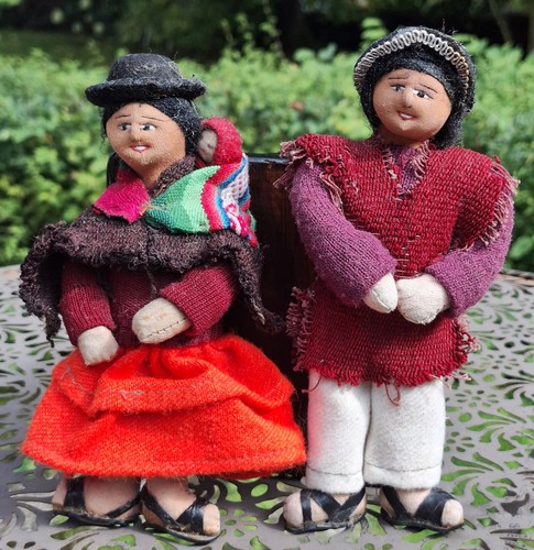 Trachten puppe paar aus - puppe,