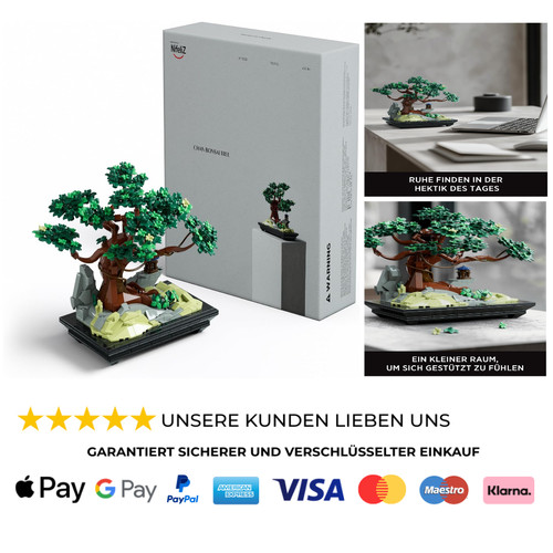 Bonsai klemmbausteine - bonsai,