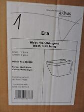 Keramag / Geberit * Era Bidet wandhängend in weiß