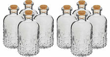 8 x Leere Glasflaschen Zum Befüllen mit Korken Likörflaschen Essig-Öl Flaschen
