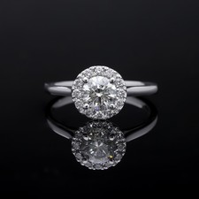 Verlobungsring Diamant 750