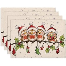 Weihnachten Tischsets 4er Set