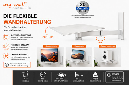 Mywall wandhalterung für - tv,