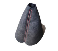 SCHALTMANSCHETTE AUDI TT 8J 2006-2014 Schaltsack Alcantara  Naht Rot