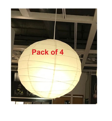 Pendelleuchte schirm weiß - 4x,